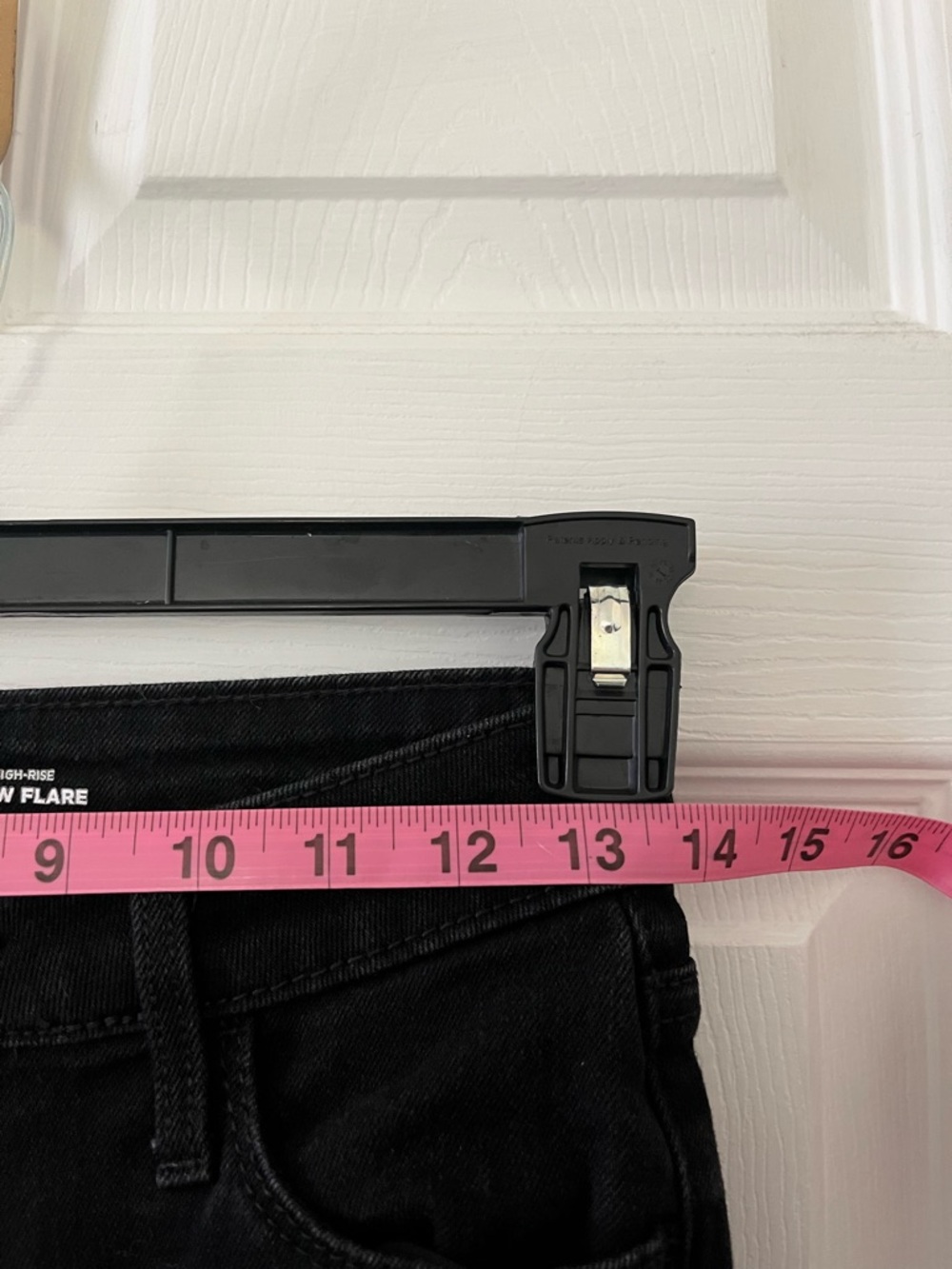 Old Navy Black High Rise WOW Flare Jeans - Picture 3 of 5